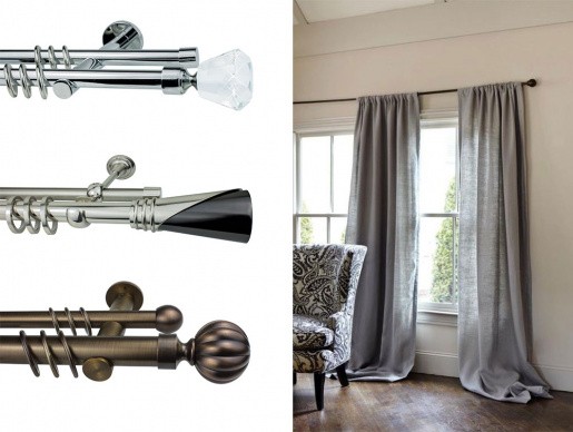 Як вибрати карнизи для штор?