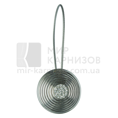 Магніт Коло рифлене стрази (GUZZI)